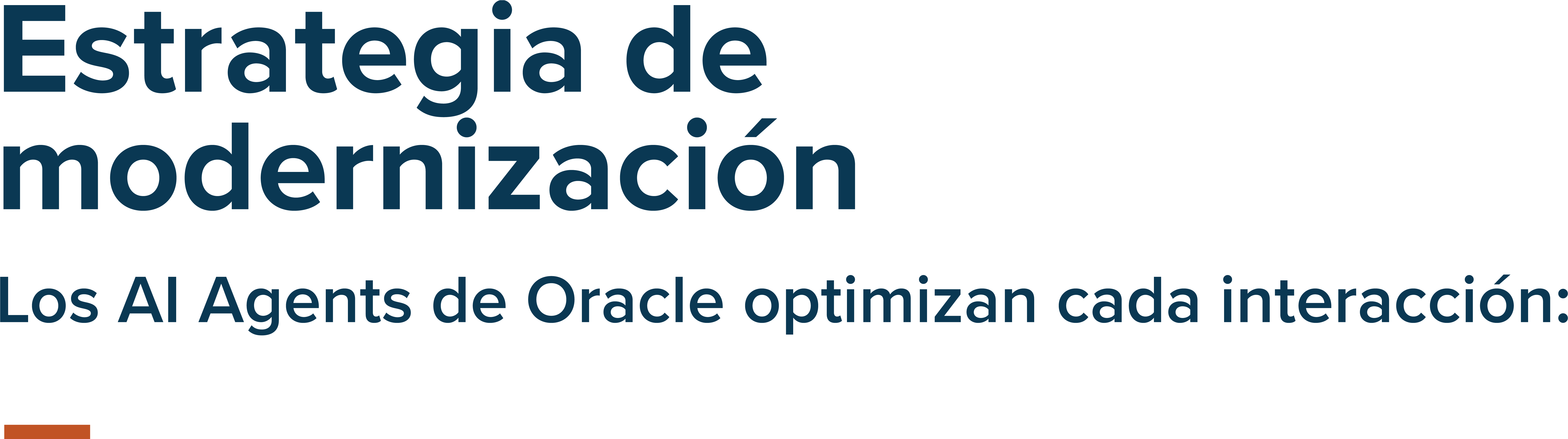 Estrategia de modernización