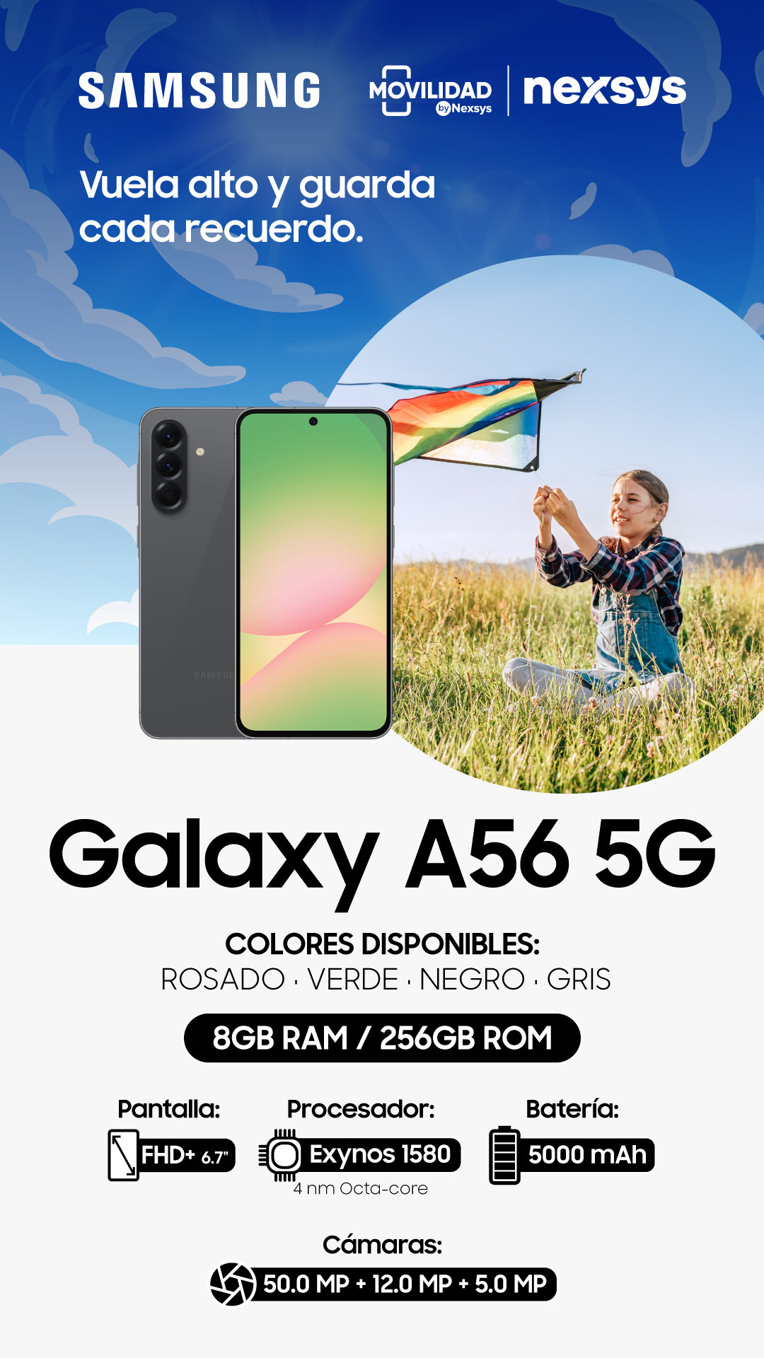A56-256GB-34657-Colombia-Samsung-Celulares-COMETAS
